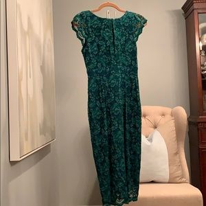 ABS Emerald Green Lace Dress
